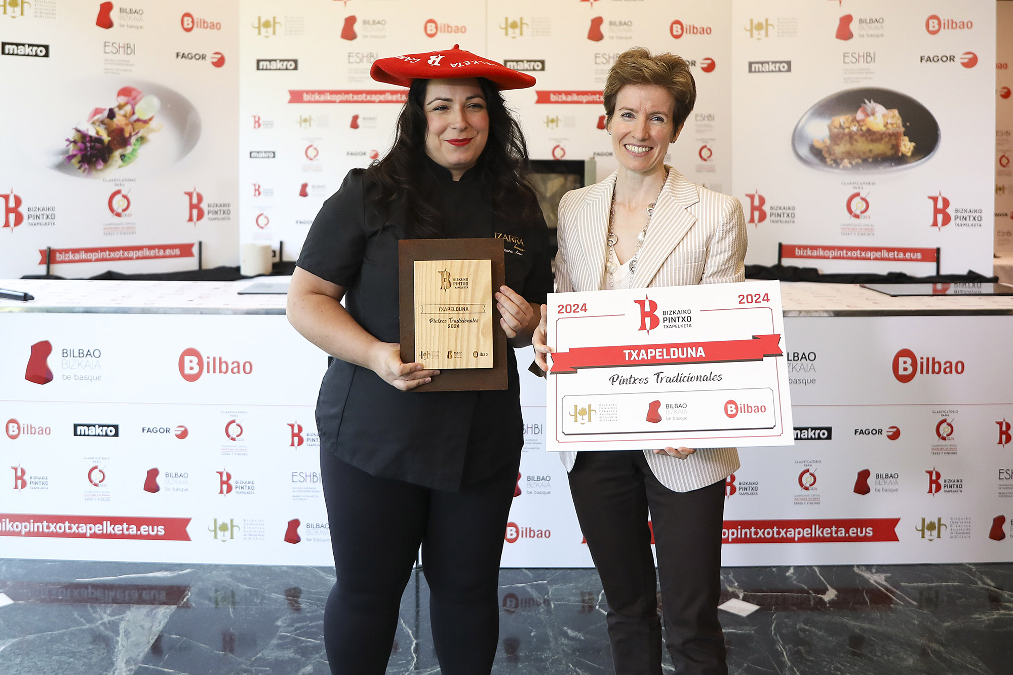 Ainara Arce, campeona en la modalidad de pintxos tradicional