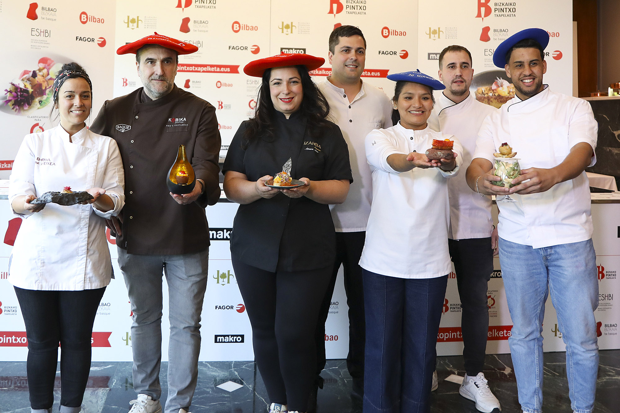 Lee más sobre el artículo “Suspiro” y “Txangurrito de bacalao” son los mejores pintxos de Bizkaia 2024